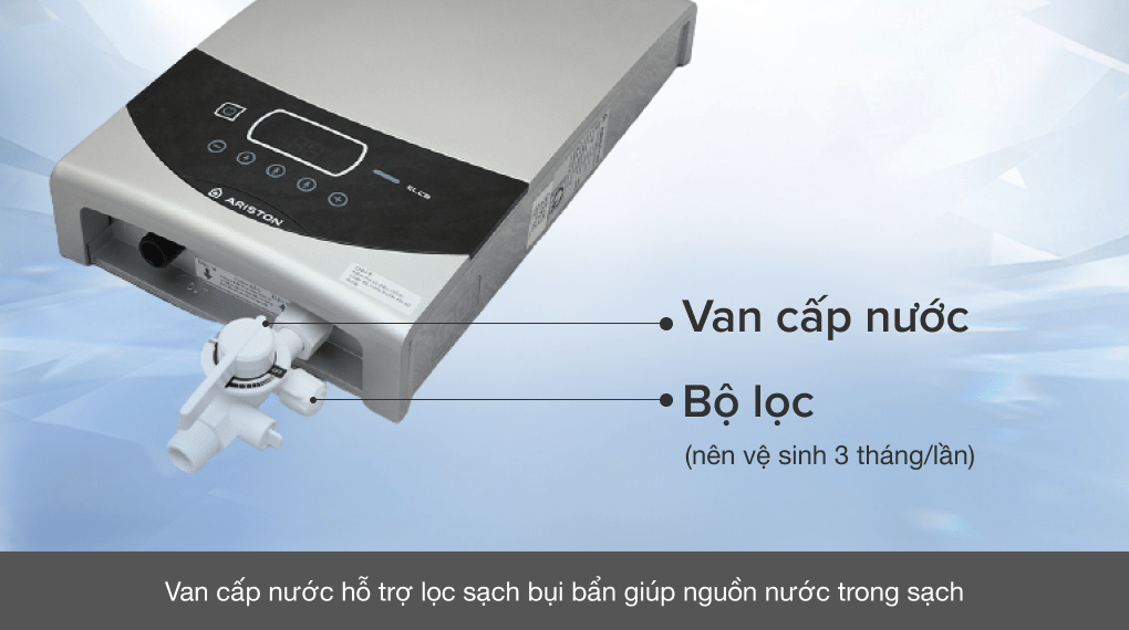 Máy tắm nước nóng trực tiếp Ariston ST45PE-VN  ( Có bơm trợ lực - 4500W )