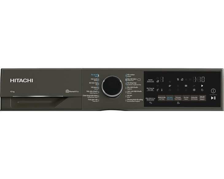 Máy sấy bơm nhiệt Hitachi Inverter 10 kg TD-100XFVEM