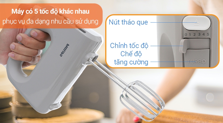 Máy đánh trứng Philips HR3705