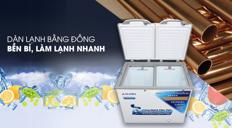 Tủ đông - mát Alaska BCD-3568C