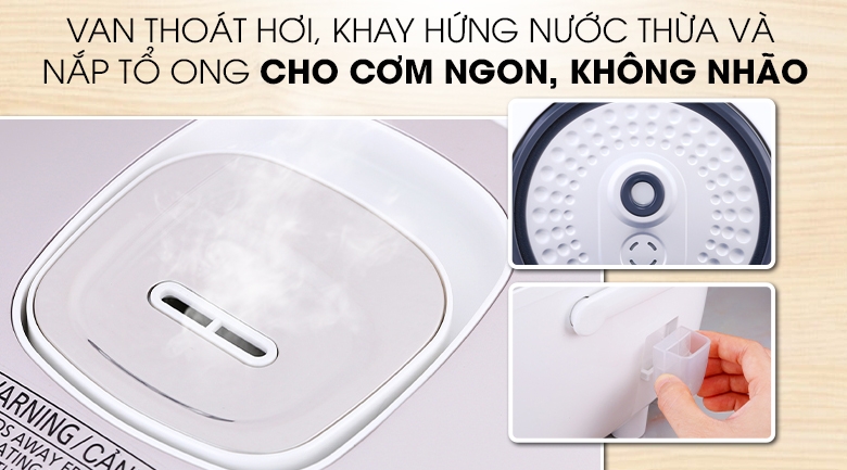 Nồi cơm điện tử Panasonic 1 lít SR-CP108NRA