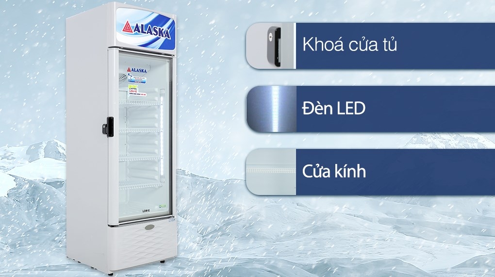 Tủ mát Alaska inverter 300 lít LC-533HI