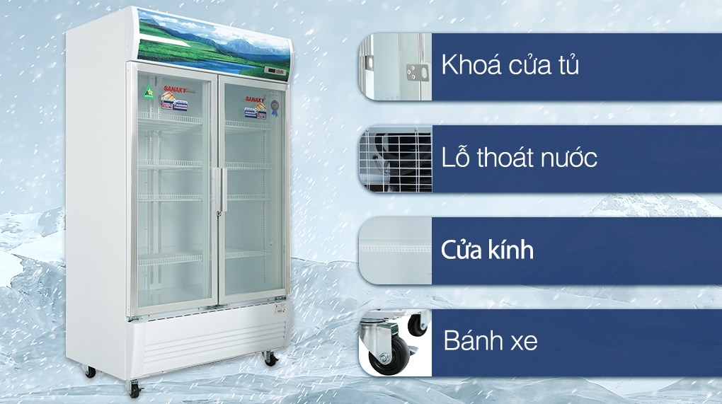 Tủ mát Sanaky 1100 lít VH-1209HP