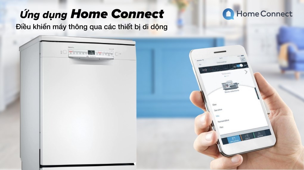 Máy rửa chén độc lập Bosch SMS2IVW01P