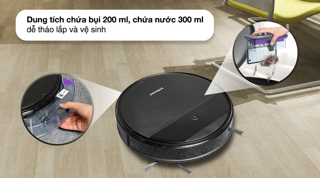 Robot hút bụi lau nhà Samsung VR05R5050WK/SV