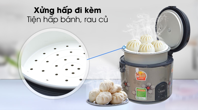 Nồi cơm nắp gài Sharp KS-R231STV (2.2 lít)