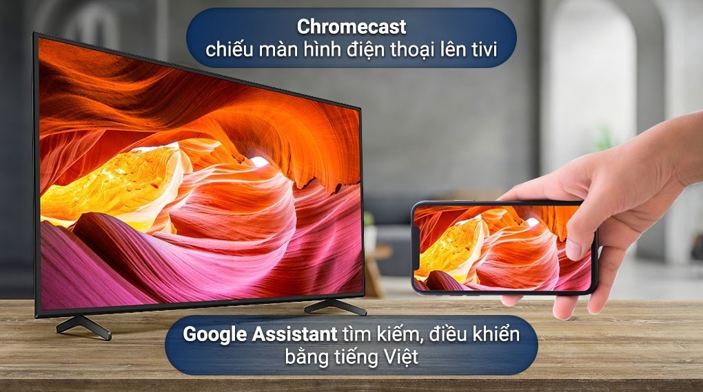 Google Tivi Sony 4K 55 inch KD-55X75K