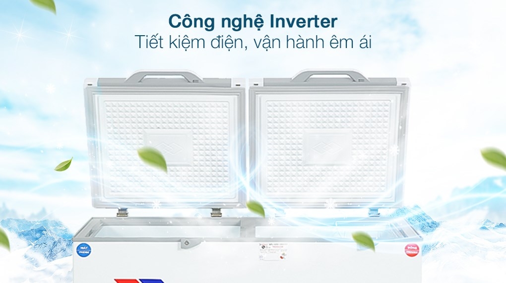 Tủ Đông Sanaky mặt kính cường lực  Inverter 260 LÍT VH-3699W4K