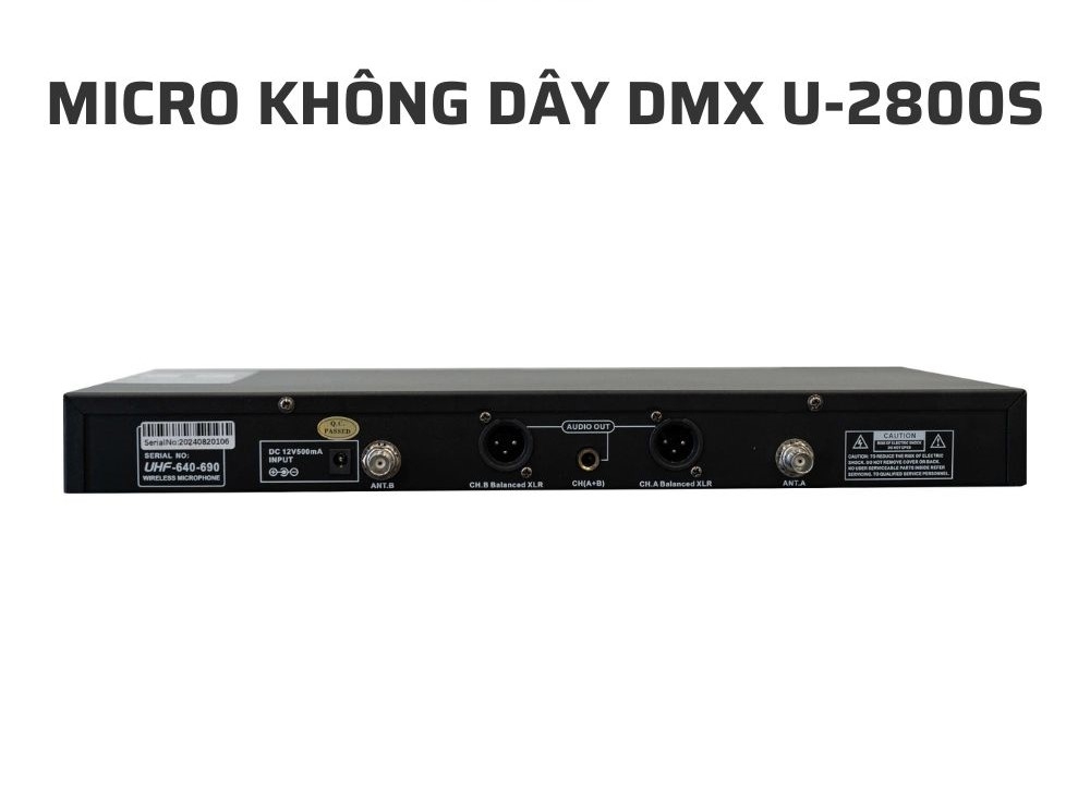 Micro không dây DMX U-2800S - MỚI