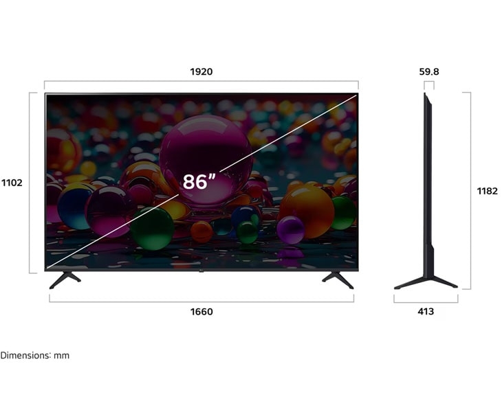 Smart Tivi LG AI 4K 86 Inch 86UA8450PSA