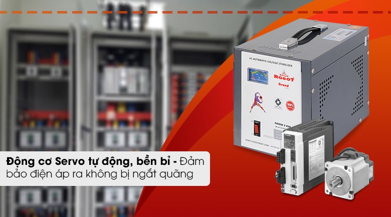 Ổn áp Robot 1 pha 2KVA 140 RENO