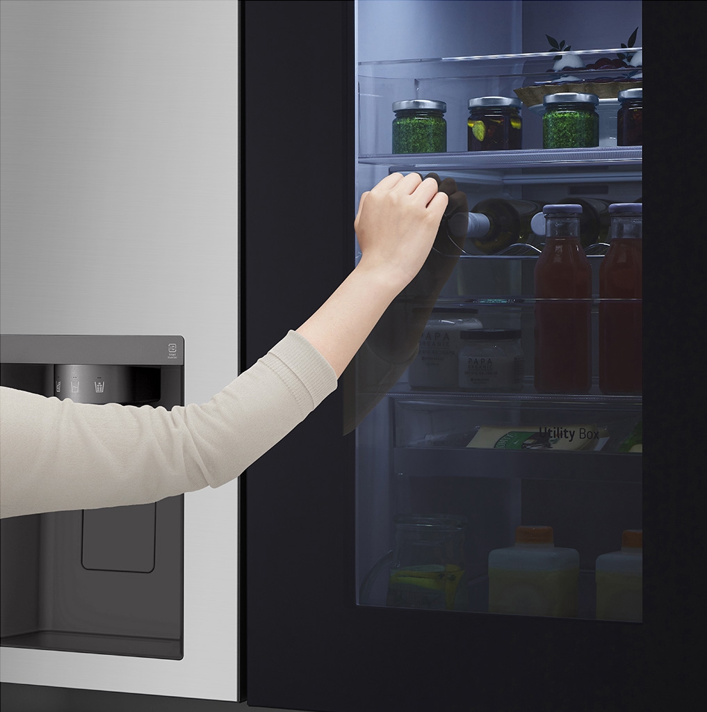 Tủ lạnh LG Inverter 635 lít Side By Side InstaView GR-G257SV