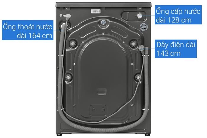 Máy giặt Casper Inverter 12.5 kg WF-D125VGR1