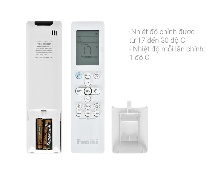 Máy lạnh Funiki 1.5 HP HSC12TMU