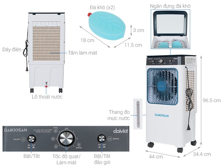 Quạt hơi nước Daikiosan DM110