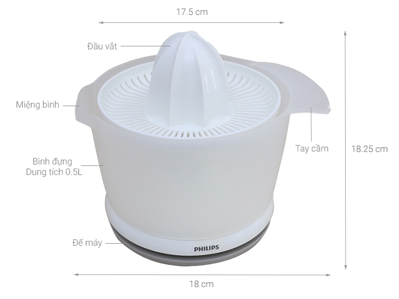 Máy vắt cam Philips HR2738
