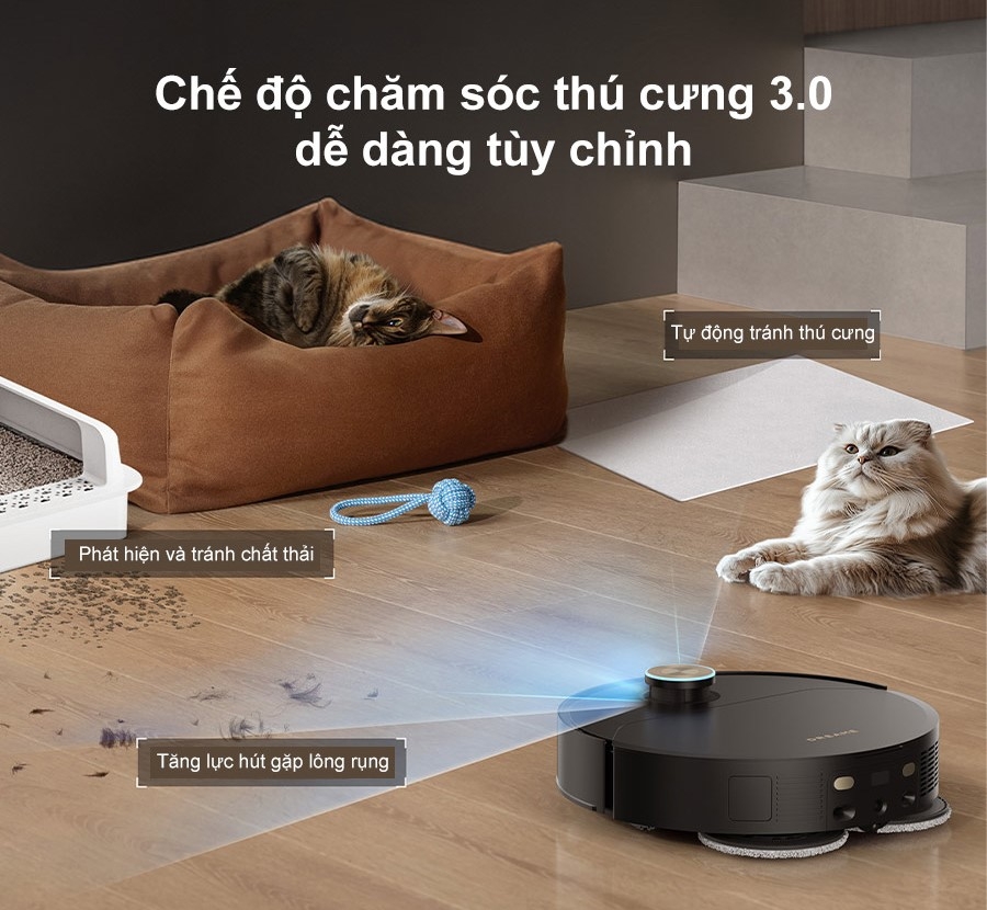Robot hút bụi Ecovacs Deebot X8 Pro Omni