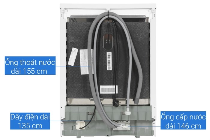 Máy rửa chén độc lập Whirlpool 13 bộ WFC 3C26P