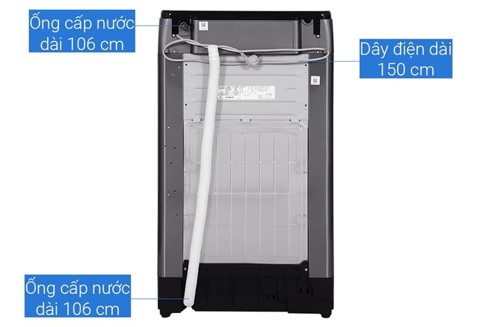 Máy giặt Hitachi Inverter 17 kg SF-170ZCV SS