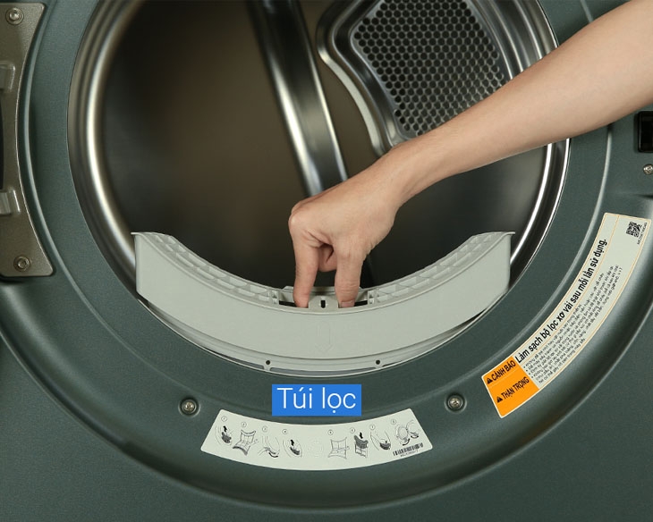 Tháp giặt sấy LG 25/17 kg WT2517NHEG