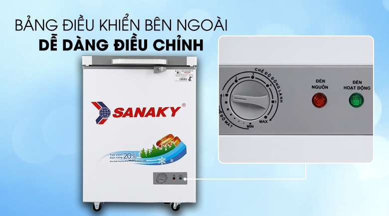 Tủ đông Sanaky VH-1599HYK (100 lít)