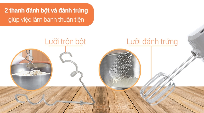 Máy đánh trứng Philips HR3705