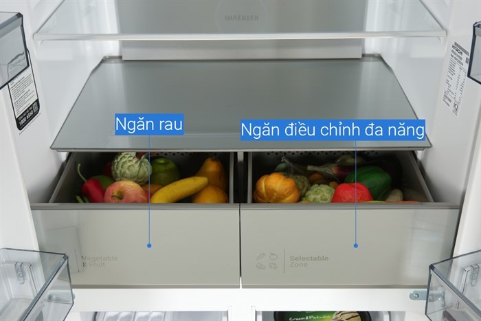 Tủ lạnh Hitachi Inverter 466 lít HR4N7522DSDXVN