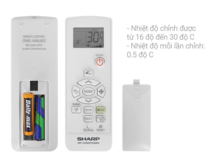 Máy lạnh Sharp Inverter 2 HP AH-X18ZEW