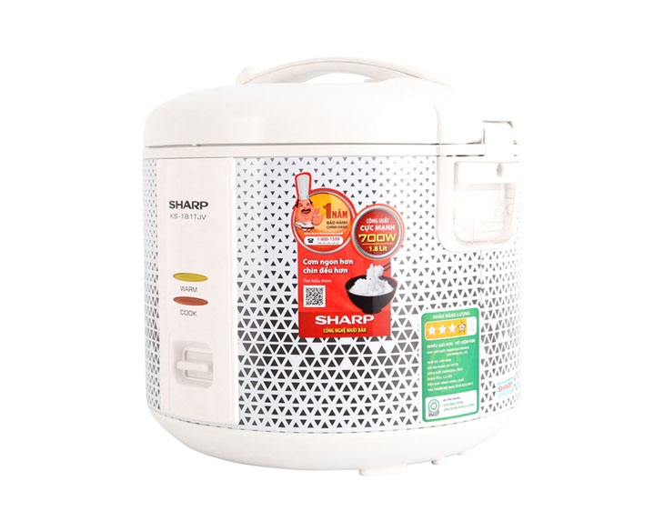 Nồi cơm điện Sharp 1.8 lít KS-181TJV