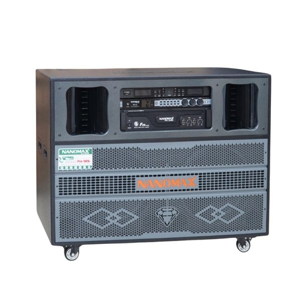 Loa Kéo Điện Nanomax Pro-909i Bass Đôi 40cm 3600w