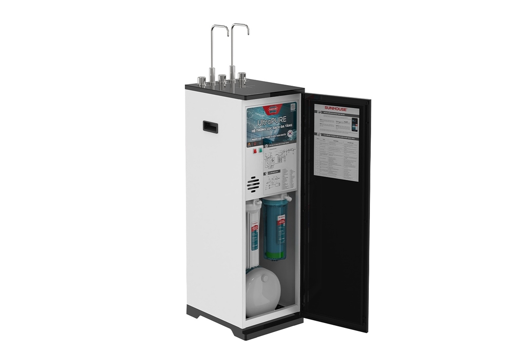 Máy lọc nước nóng +  lạnh - RO UltraPURE Sunhouse 11 lõi SHA76624KL