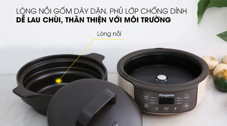 Nồi hầm dưỡng sinh Kangaroo KG3SC1 3 lít