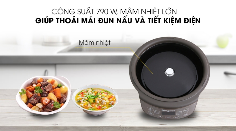 Nồi hầm dưỡng sinh Kangaroo KG3SC1 3 lít