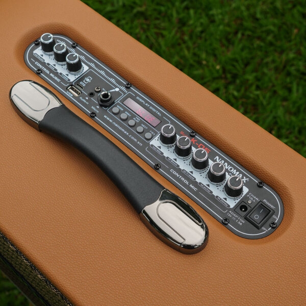 Loa Karaoke Xách Tay Nanomax K-05 Bass Đôi 20cm 320w