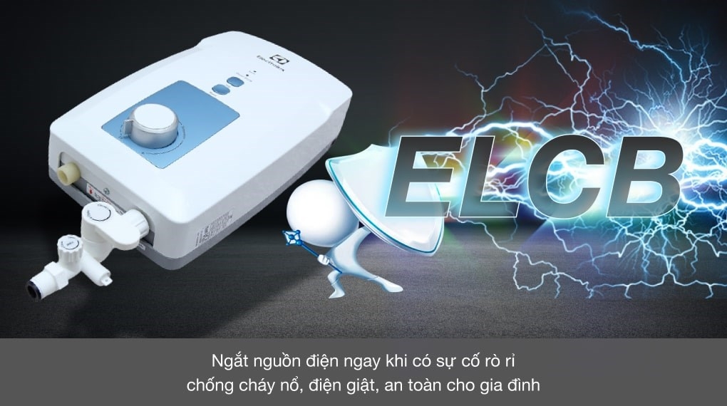 Máy nước nóng trực tiếp Electrolux 4500W EWE451GX-DWB