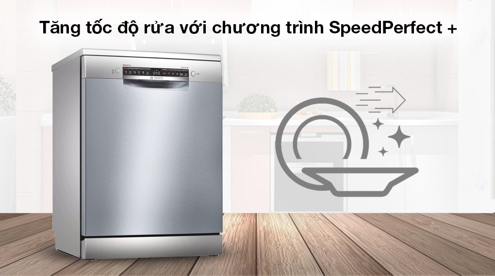 Máy rửa chén độc lập Bosch SMS4HCI48E (14 BỘ)