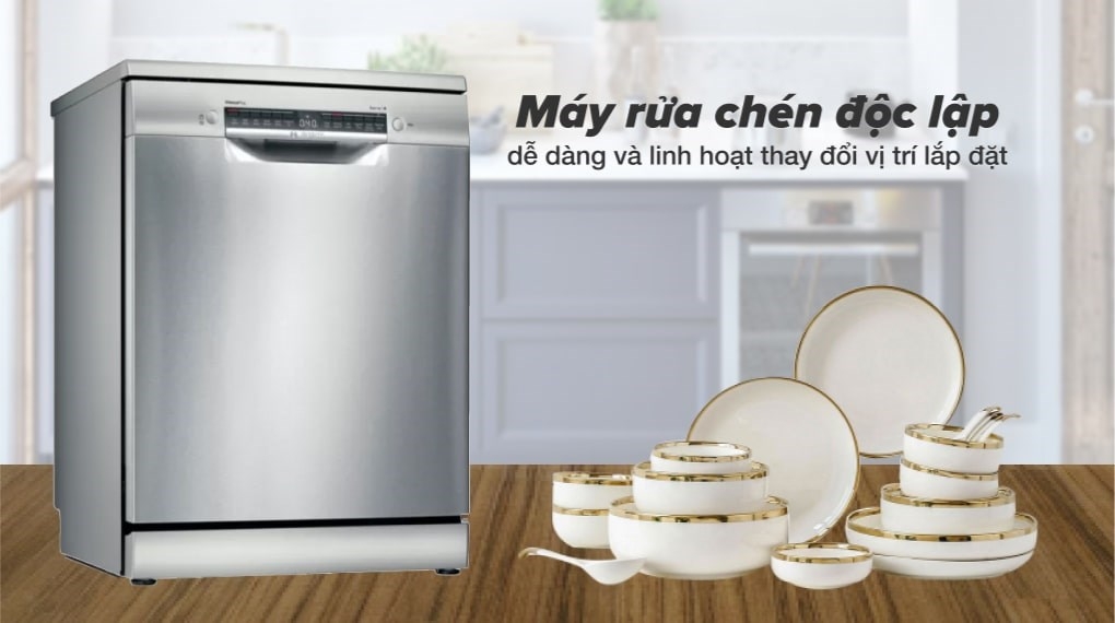 Máy rửa chén độc lập Bosch SMS4IVI01P