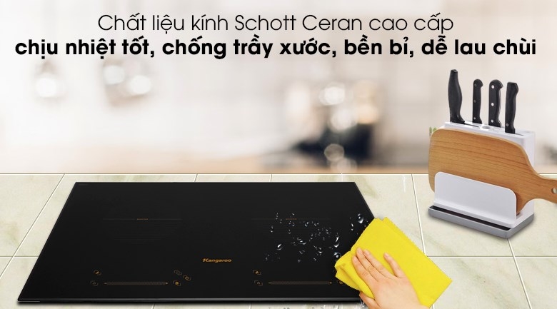 Bếp điện từ đôi Kangaroo KG858i