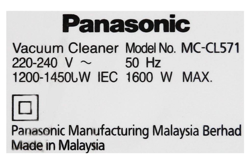 Máy hút bụi dạng hộp Panasonic MC-CL571GN49