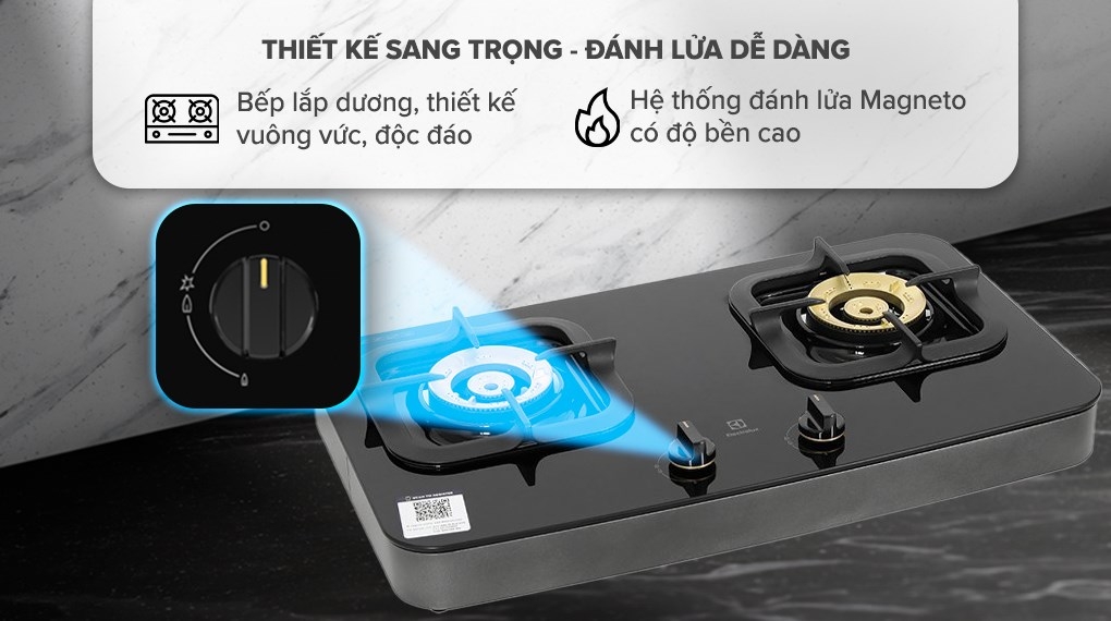 Bếp gas Electrolux ETG7266GKR