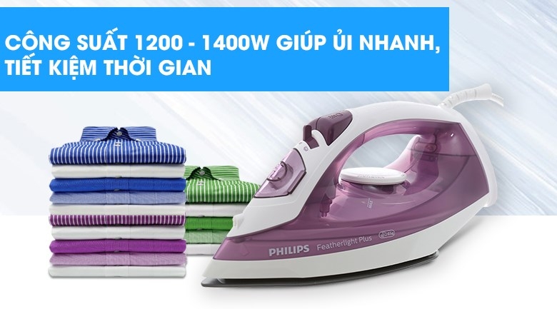 Bàn ủi hơi nước Philips GC1426/39 1400W