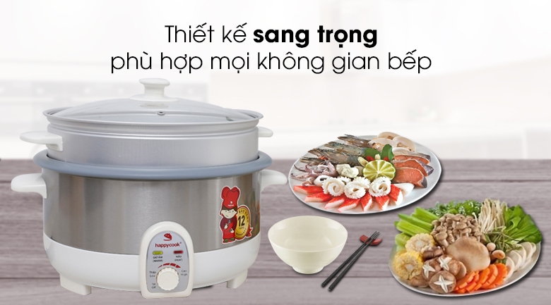 Nồi lẩu điện Happycook HCHP-350ST (3.5 lít)