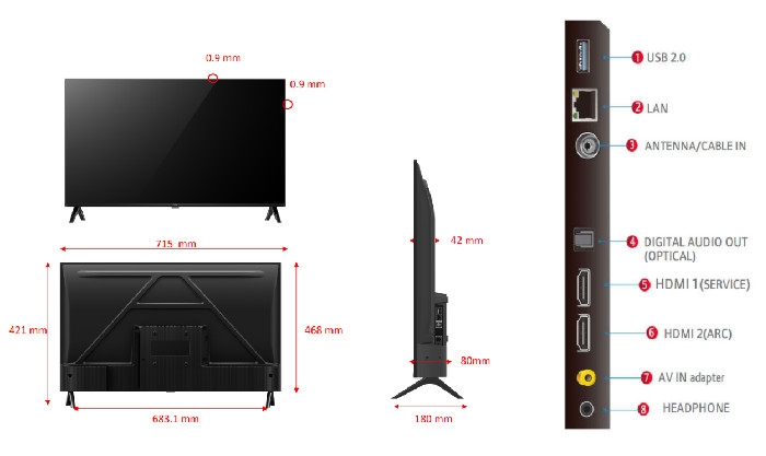 Smart Tivi TCL 43 inch 43S5400A