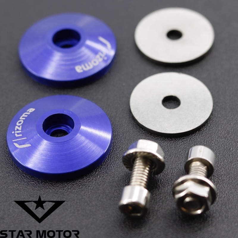 Núm, ốc bịt chân gương xe SH, SH Mode, Vision mẫu mới kèm ốc inox + long đền