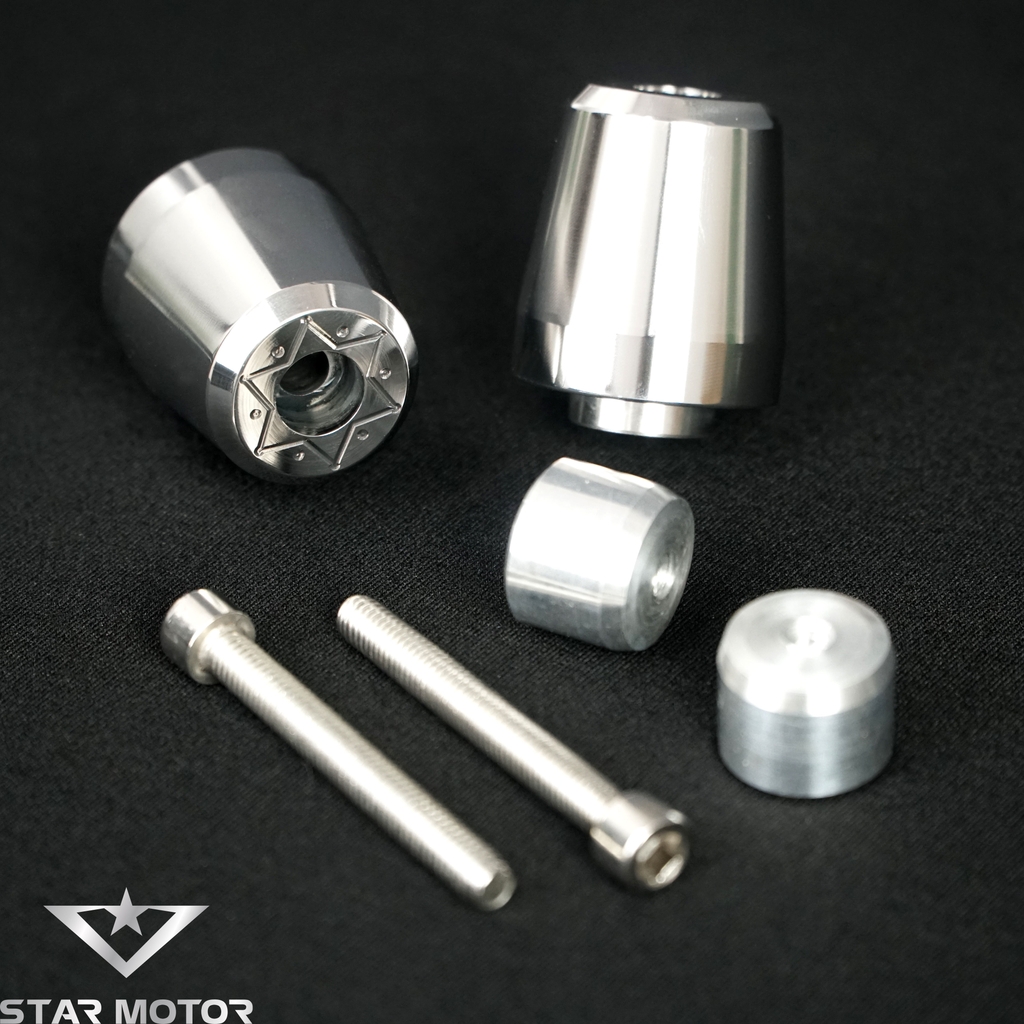 Gù tay lái ngôi sao chống rung chất liệu Inox 304 dành cho các dòng xe