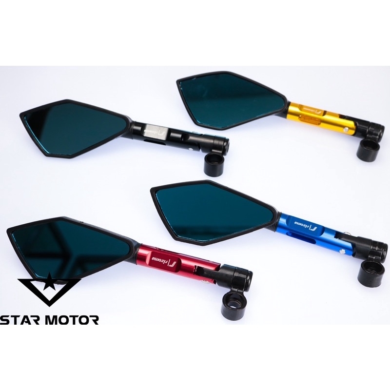 Gương 5 cạnh Rizoma V1 (xoay gập 360 độ) - Gương chiếu hậu, Gương xe máy hàng chính hãng