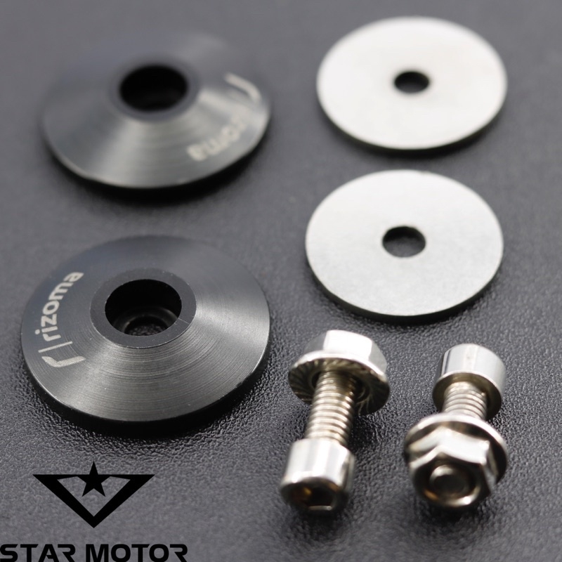 Núm, ốc bịt chân gương xe SH, SH Mode, Vision mẫu mới kèm ốc inox + long đền