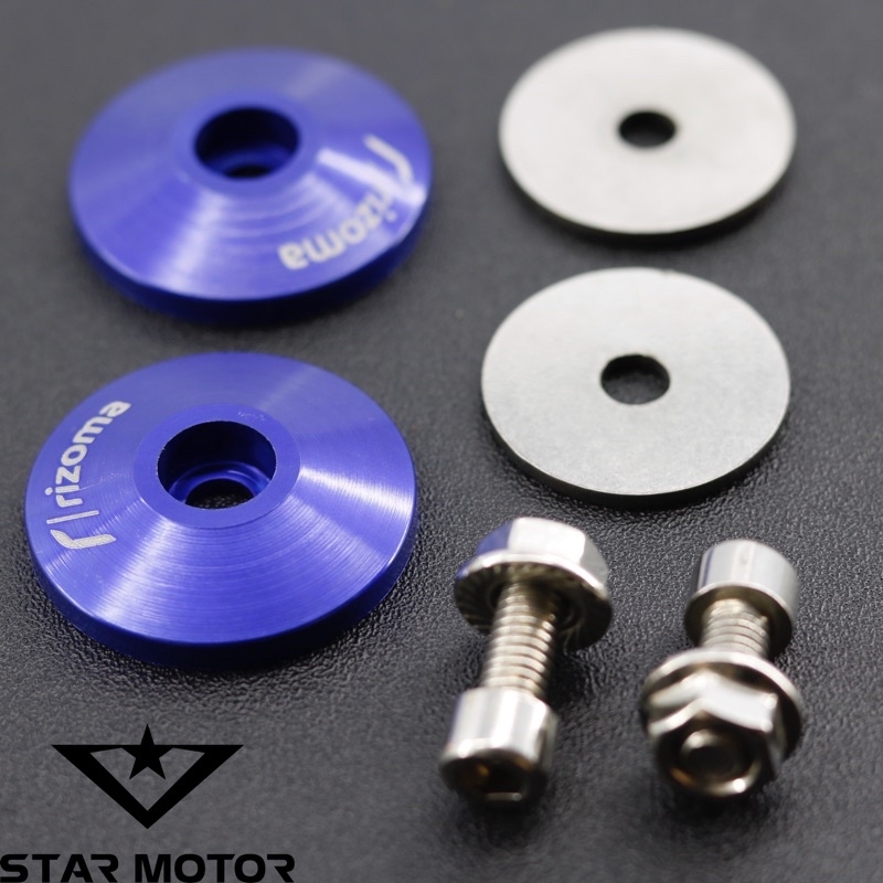 Núm, ốc bịt chân gương xe SH, SH Mode, Vision mẫu mới kèm ốc inox + long đền