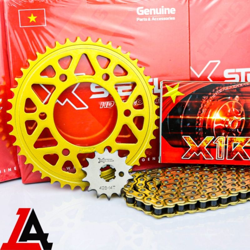 Nhông sên dĩa X1R dành cho Exciter - Winner - R15V3