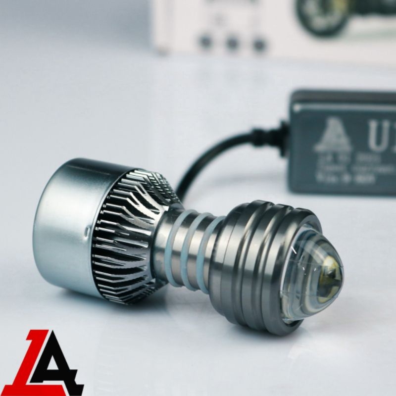Đèn Led bi cầu Mini U12 chân H4 12V-24V tăng sáng cho ôtô, xe máy